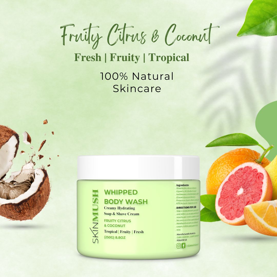 Fruity Citrus & Coco Lime Whipped Soap & Shave Body Wash
