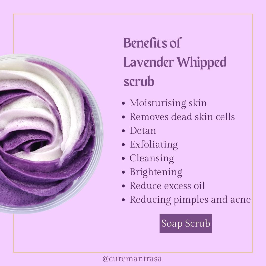 Lavender Whipped Soap Scrub