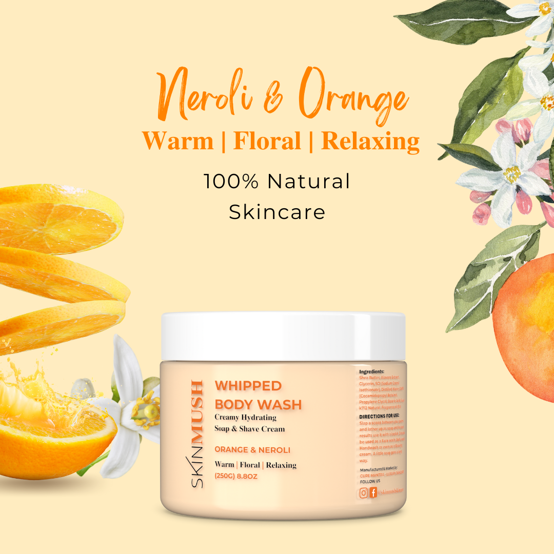 Neroli & Orange Whipped Soap & Shave Body Wash 250 ml