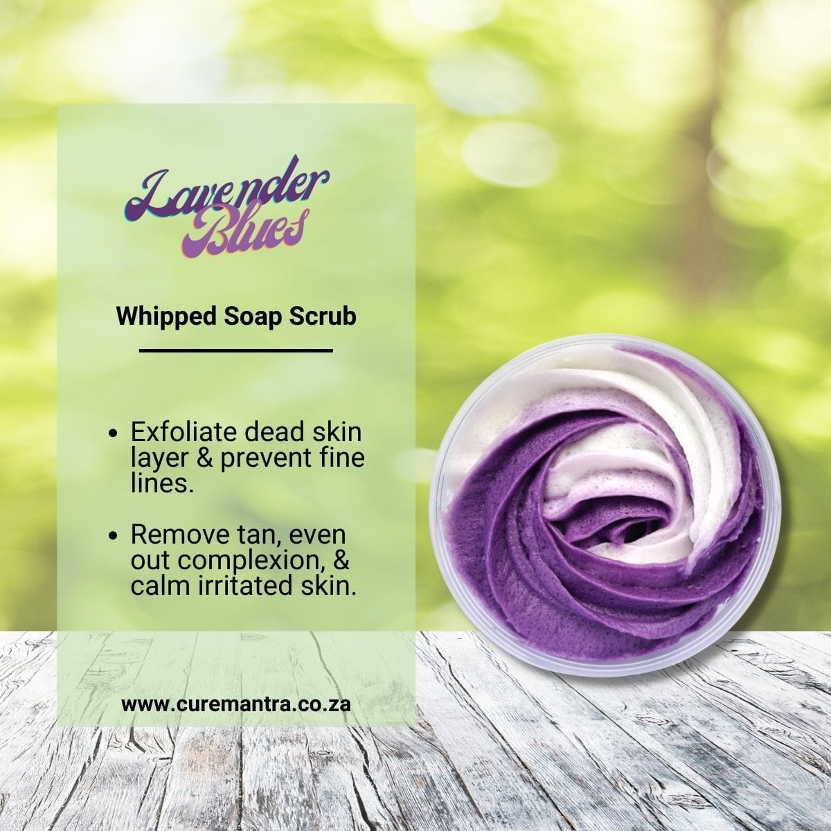 Lavender Whipped Soap Scrub